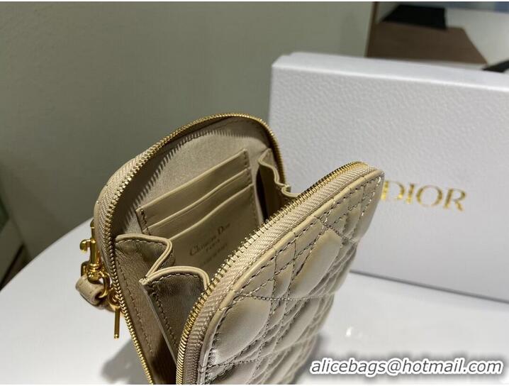 Cheapest DIOR MINI BOBBY BAG Gradient Cannage Lambskin C0955 Cream