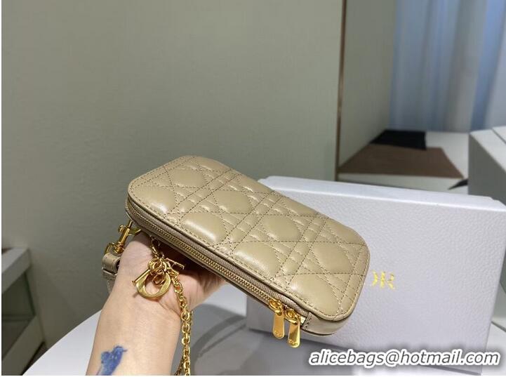 Cheapest DIOR MINI BOBBY BAG Gradient Cannage Lambskin C0955 Cream