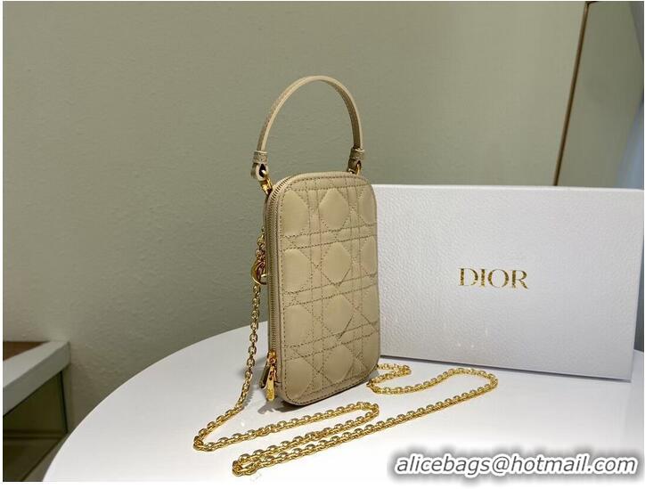 Cheapest DIOR MINI BOBBY BAG Gradient Cannage Lambskin C0955 Cream