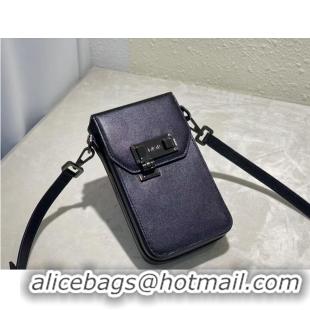 Hot Style DIOR MINI BOBBY BAGBlack cowhide C0977A