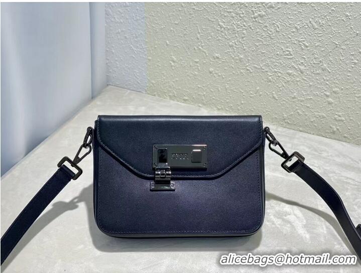 Refined DIOR MINI BOBBY BAG Black cowhide C0978