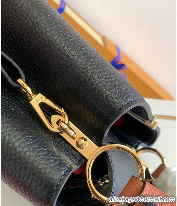 Reasonable Price Louis Vuitton CAPUCINES Original Leather PM M59020 Black