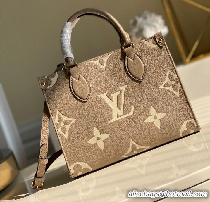 Super Quality Louis Vuitton ONTHEGO Original Leather PM M45779 Gray