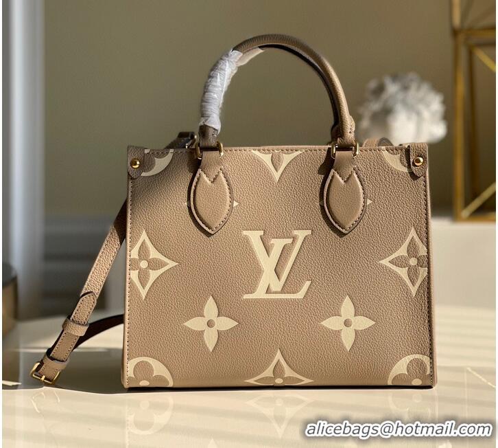 Super Quality Louis Vuitton ONTHEGO Original Leather PM M45779 Gray