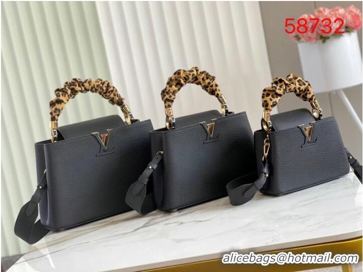 Shop Discount Louis Vuitton CAPUCINES PM M58479 BLACK