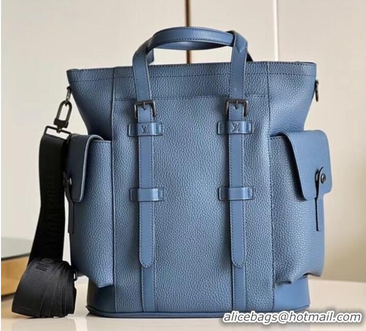 Buy Discount Louis Vuitton CHRISTOPHER TOTE M58479 BLUE