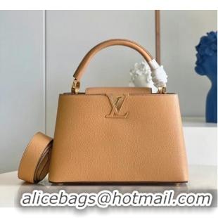 Buy Classic Louis vuitton CAPUCINES MM M59227 apricot