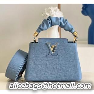 Top Quality Louis Vuitton CAPUCINES MINI M58586 Dusk Blue