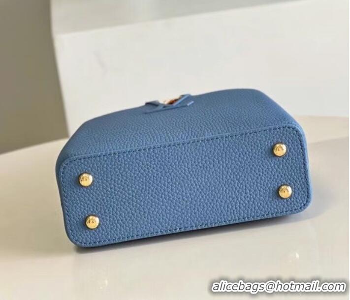 Top Quality Louis Vuitton CAPUCINES MINI M58586 Dusk Blue