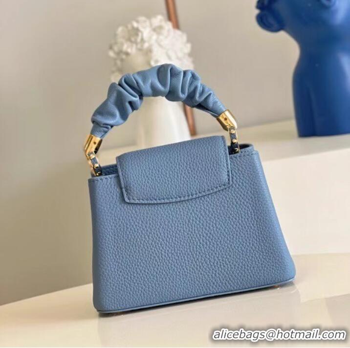 Top Quality Louis Vuitton CAPUCINES MINI M58586 Dusk Blue