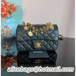 Top Quality Chanel Classic Flap Shoulder Bag Original Sheepskin leather AS2326 Black