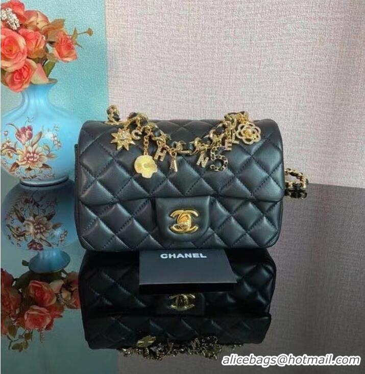 Top Quality Chanel Classic Flap Shoulder Bag Original Sheepskin leather AS2326 Black