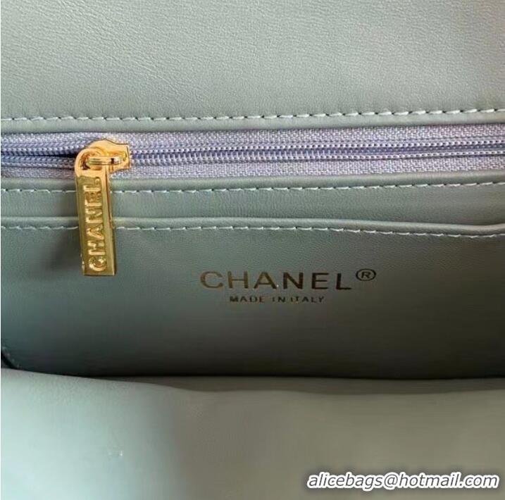 Top Quality Chanel Classic Flap Shoulder Bag Original Sheepskin leather AS2326 Green