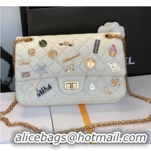 Discount Chanel Classic Flap Shoulder Bag Original Sheepskin leather AS30225 white