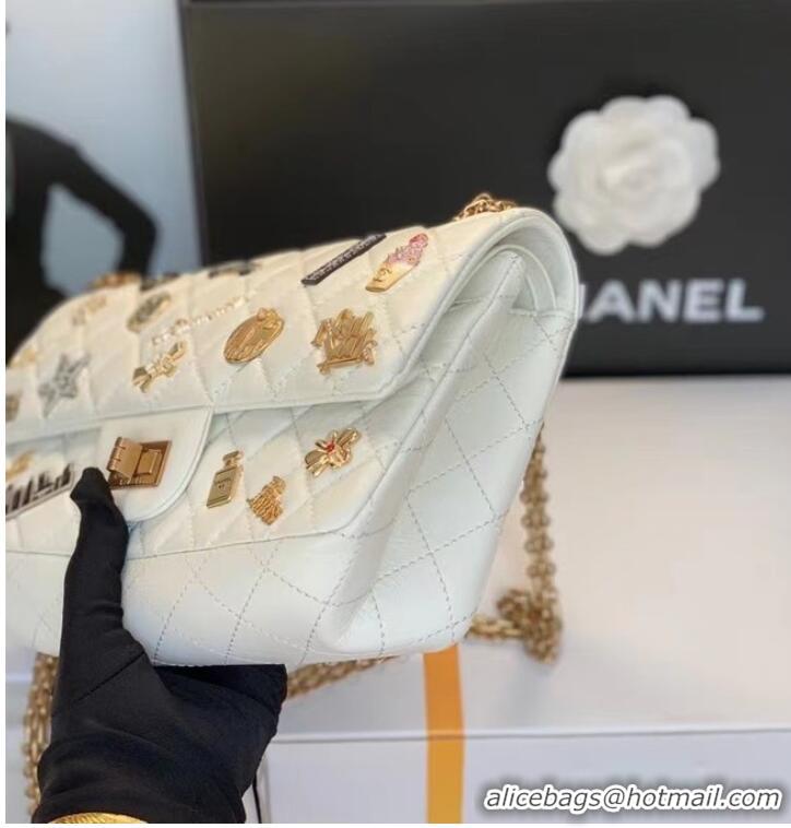 Discount Chanel Classic Flap Shoulder Bag Original Sheepskin leather AS30225 white