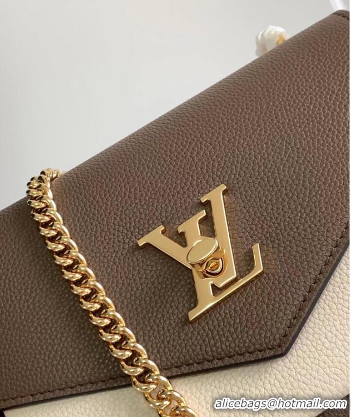 Luxury Classic Louis Vuitton MYLOCKME CHAIN BAG M51418 Caramel Brown