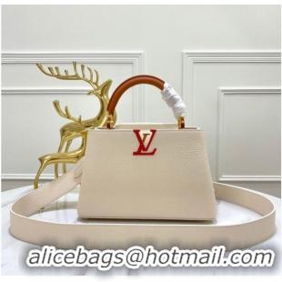 Buy Discount Louis Vuitton CAPUCINES MM M58608 Beige