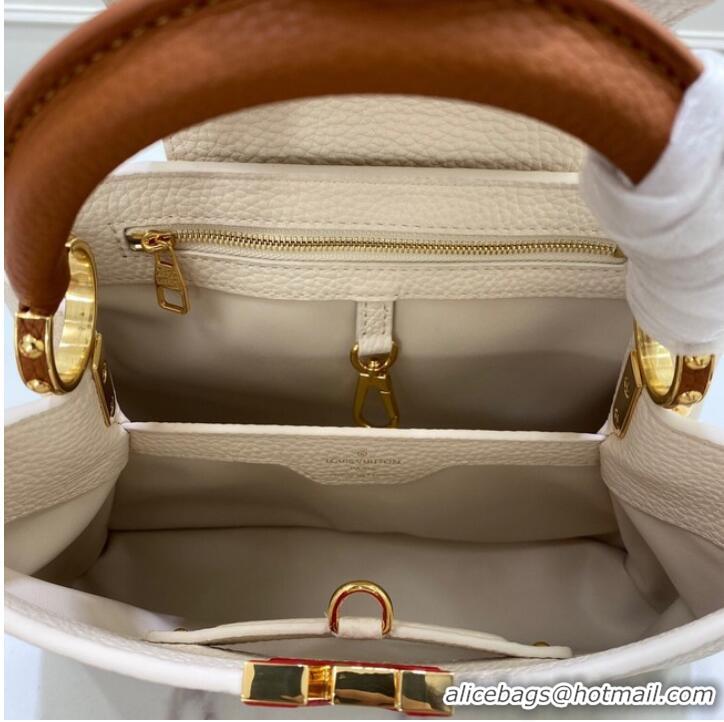 Buy Discount Louis Vuitton CAPUCINES MM M58608 Beige