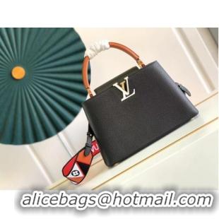 Top Quality Louis Vuitton CAPUCINES MM M58608 Black