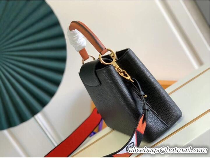 Top Quality Louis Vuitton CAPUCINES MM M58608 Black