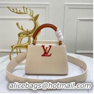 Cheapest Louis Vuitton CAPUCINES BB M59266 Beige