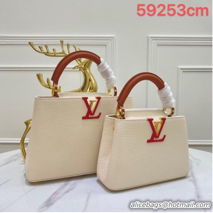 Cheapest Louis Vuitton CAPUCINES BB M59266 Beige