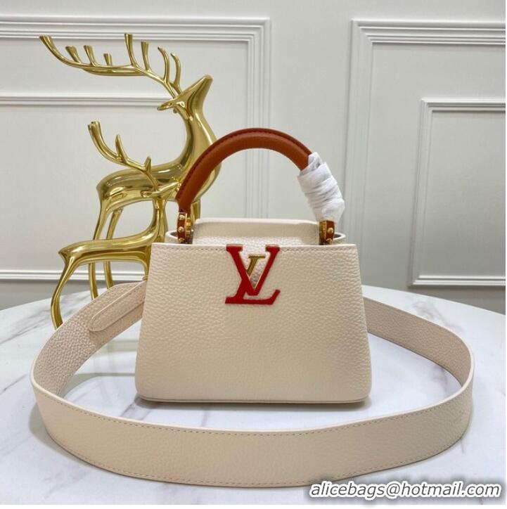 Cheapest Louis Vuitton CAPUCINES BB M59266 Beige