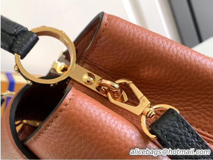 Spot Bulk Louis Vuitton CAPUCINES BB M59266 Gold&Noir