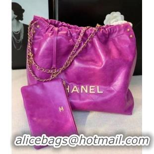 Modern Classic Chanel Original Oil Wax Leather Calfskin Cable Shopping Bag A67088 rose