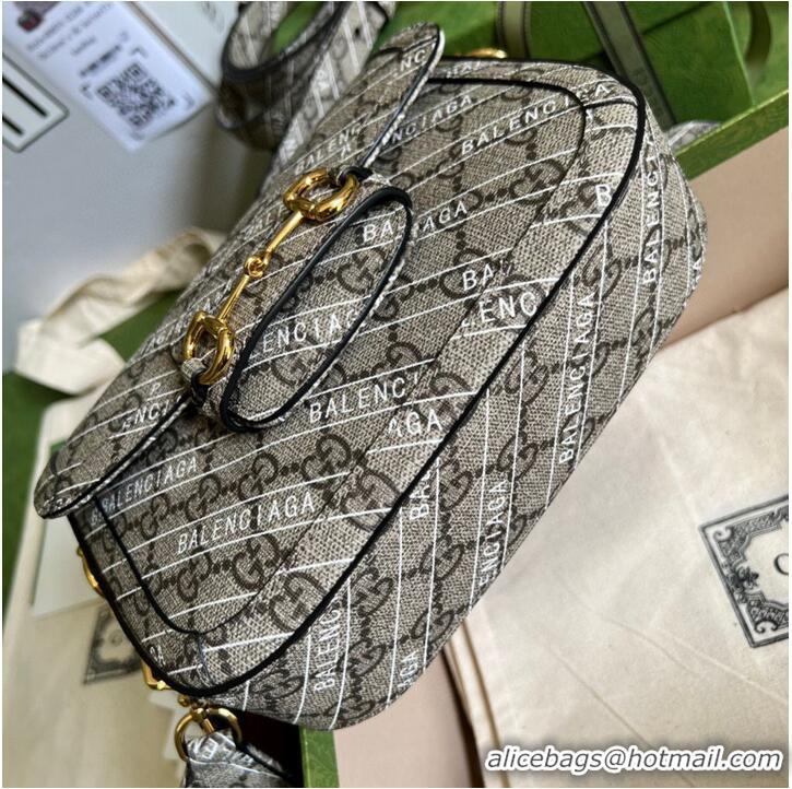 Luxurious Gucci The Hacker Project GG Supreme Balenciaga LOGO 658574 Coffee