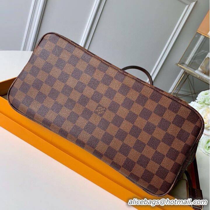 Discount Classic Louis Vuitton Damier Ebene Canvas Neverfull M41358 Red