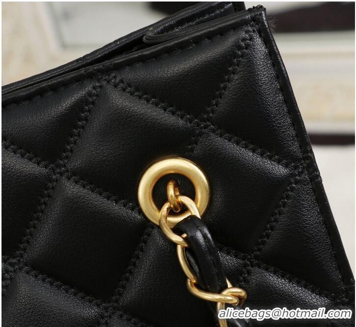 Well Crafted Chanel Original Original Leather Shopping Bag A05360 Black