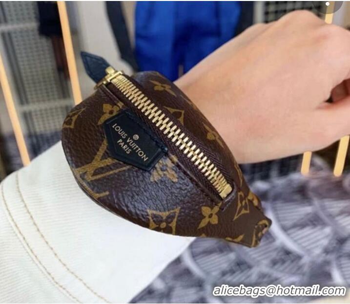 Good Taste Louis Vuitton Monogram Canvas Mini Wrist bag M12586