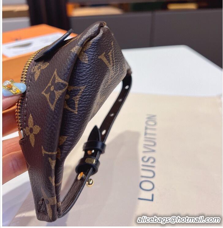 Good Taste Louis Vuitton Monogram Canvas Mini Wrist bag M12586