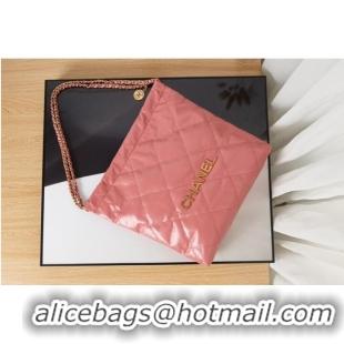 Most Popular Chanel SHOPPING BAG Calfskin & Gold-Tone Meta AS3261 pink