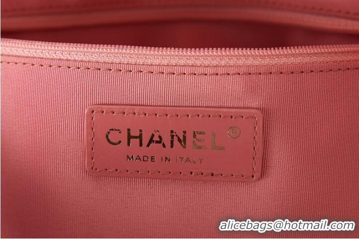 Most Popular Chanel SHOPPING BAG Calfskin & Gold-Tone Meta AS3261 pink