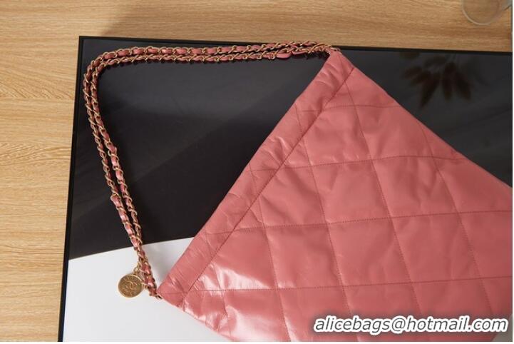 Most Popular Chanel SHOPPING BAG Calfskin & Gold-Tone Meta AS3261 pink