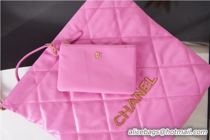 Top Quality Chanel SHOPPING BAG Calfskin & Gold-Tone Meta AS3261 rose