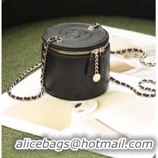 Buy Discount Chanel Original mini classic chain box handbag SS2021 black