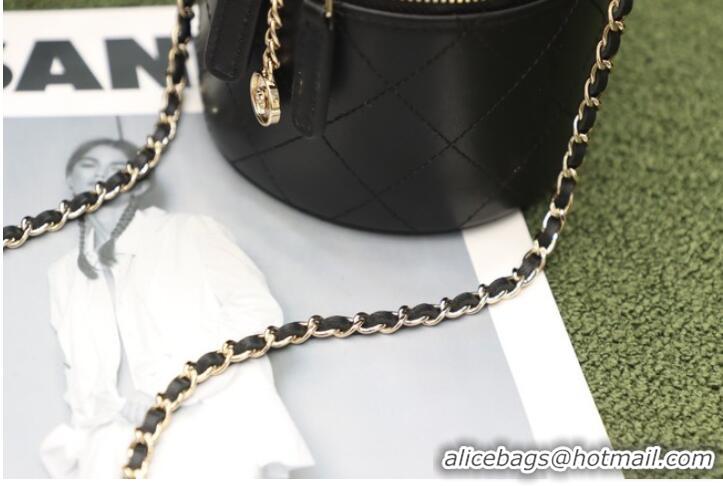 Buy Discount Chanel Original mini classic chain box handbag SS2021 black