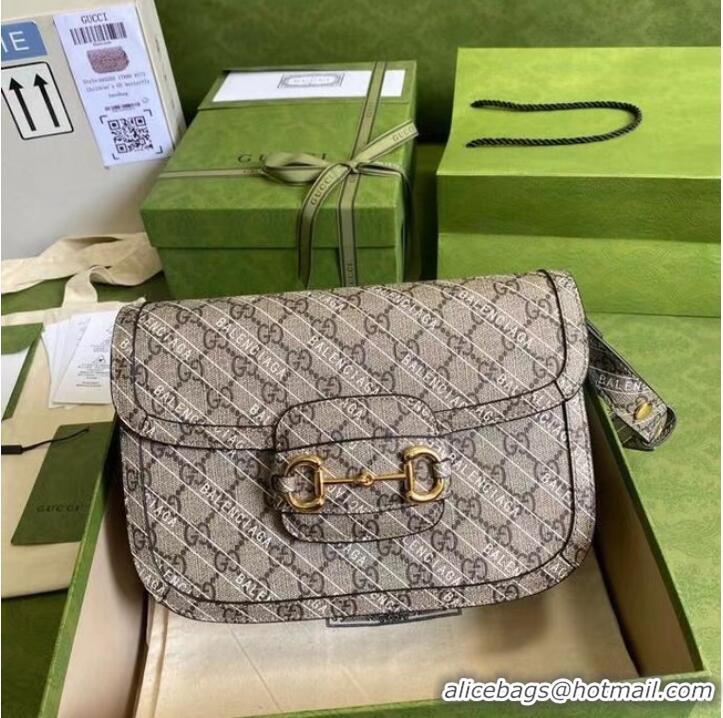 Most Popular Gucci The Hacker Project small Gucci Horsebit 1955 bag 602204 Beige