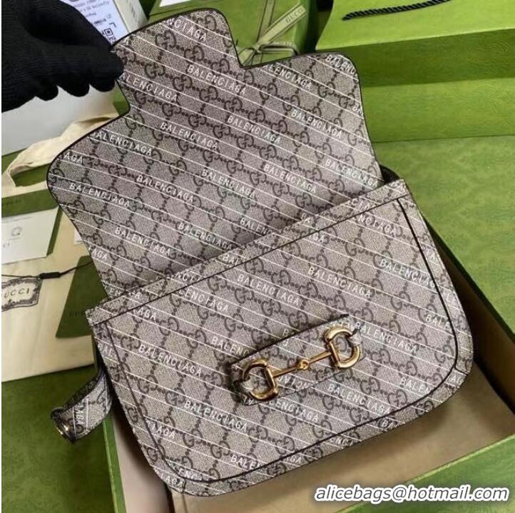 Most Popular Gucci The Hacker Project small Gucci Horsebit 1955 bag 602204 Beige