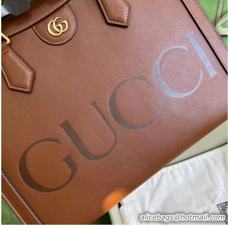 Elegant Gucci Diana medium tote bag 655658 brown