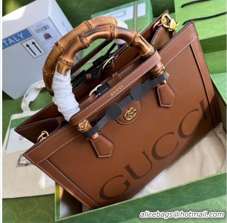 Elegant Gucci Diana medium tote bag 655658 brown