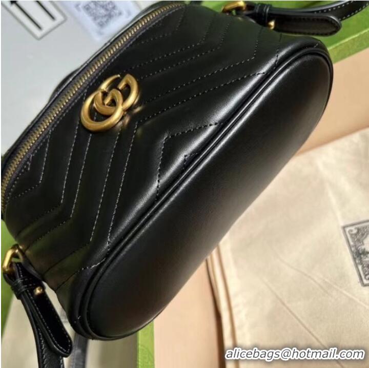 Super Quality Gucci GG Marmont mini bag 672253 black