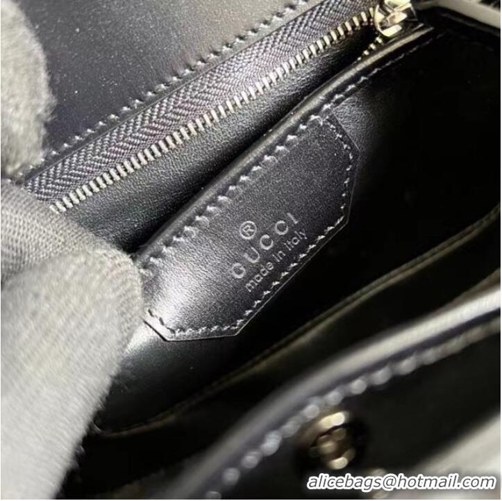 Shop Grade Gucci Small top handle bag with Bamboo 675797 black