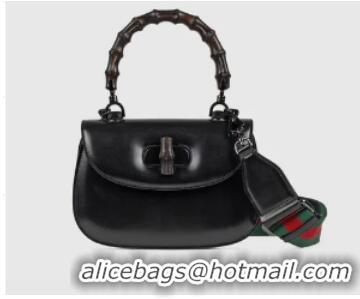 Shop Grade Gucci Small top handle bag with Bamboo 675797 black