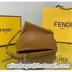 Super Quality FENDI FIRST SMALL leather bag 8BP129A Caramel