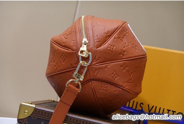 Super Quality Louis Vuitton NBA Ball in Basket Shoulder Bag M57974 Brown