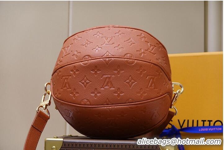 Super Quality Louis Vuitton NBA Ball in Basket Shoulder Bag M57974 Brown